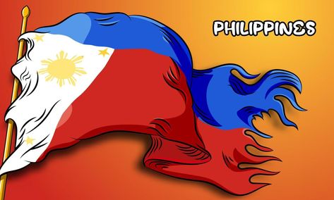 Philippines Flag Drawing, Philippine Flag Drawing, Philippines Flag, Flag Drawing, Cityscape Photos, Logo Banners, Heart With Arrow, Photo Template, Background Banner