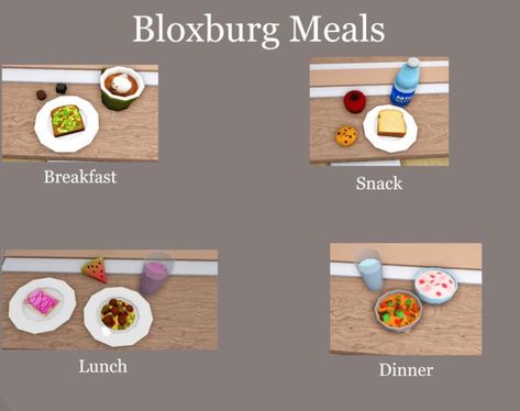 Bloxburg Meals Kitchen Decal, Blocksburg Room Ideas￼, Free House Design, House Decals, Bloxburg Decals Codes, Diy House Plans, Rp Ideas, Bloxburg Decals, Bloxburg Decal Codes