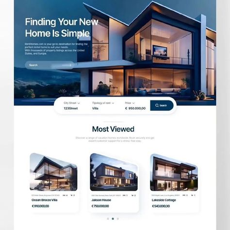 Hi Guys🖐, Have a look at this beautiful #realestate website #design. 👉DM me for #create your design in WordPress or Frontend development. 🚀 Boost your business with a professional website. Follow me 👉 @_abuzar_momin_  for more great designs. Tags #webdesigner #wordpress #frontenddeveloper #websiteupgrade #websiteredesign #wordpressdeveloper #ecommerce #webdeveloper #usa #realestate #businesswebsite #realestateinvestor  #usainstagram #branding #figmatowordpress #businessbrandingwebsite #we... Listing Website Design, Business Website Design Inspiration, Solar Screen, Real Estate Website Design, Mobile App Design Inspiration, Real Estate Developer, Frontend Developer, Ecommerce Web Design, Interior Design Website