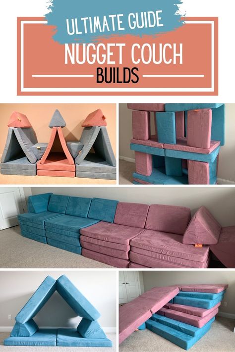 Roo And You Build Ideas, Joey Play Couch Builds, Two Nugget Builds With Couch, Foam Couch Builds, Nugget Two Builds, Two Play Couch Builds, Nugget Play Couch, Two Nugget Builds Fort, Joey Couch Builds