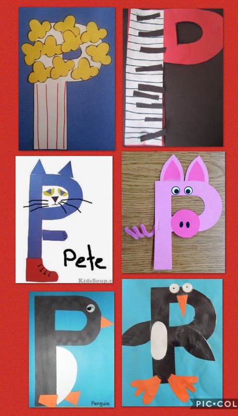 P Art Preschool, P Projects For Preschool, Letter P Ideas For Preschool, Letter P Arts And Crafts For Preschool, Letter P Crafts For Preschoolers Ideas, P Letter Craft, L Preschool Crafts, Letter P Activity For Preschoolers, Letter P Activities For Toddlers