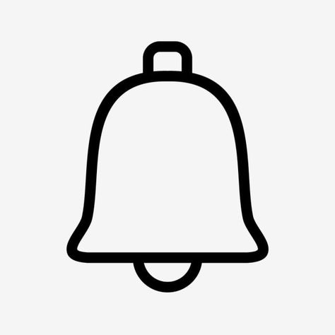 How To Draw A Bell, Sk Photo Editing Logo, Bell Drawing, Bell Illustration, Bell Logo, App Aesthetic, Png Images For Editing, Bullentin Boards, Cartoon Bow