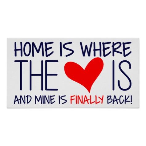 HOME IS WHERE THE HEART IS | HOMECOMING SIGN POSTER Welcome Home Signs For Military, Welcome Home Surprise, Military Homecoming Signs, Missionary Homecoming, Military Welcome Home, Homecoming Signs, Welcome Back Home, Welcome Home Decorations, Deployment Homecoming