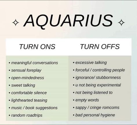 Aquarius Likes And Dislikes, Aquarius Personality Traits Women, The Aquarius Woman, Aquarius Turn Ons And Turn Offs, How To Make An Aquarius Fall For You, Aquarius Toxic Traits, The People Of Aquarius, Aquarius Turn Ons, Aquarius Woman Aesthetic