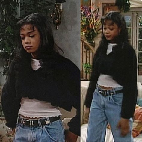 Ashley Banks outfits on The Fresh Prince of Bel-Air Fresh Prince Of Bel Air Outfits, Ashley Banks Outfits 90s, Ashley Banks Outfits, Black 90s Fashion, Ashley Banks, 90’s Outfits, Style Année 90, Prince Clothes, 90s Inspired Outfits