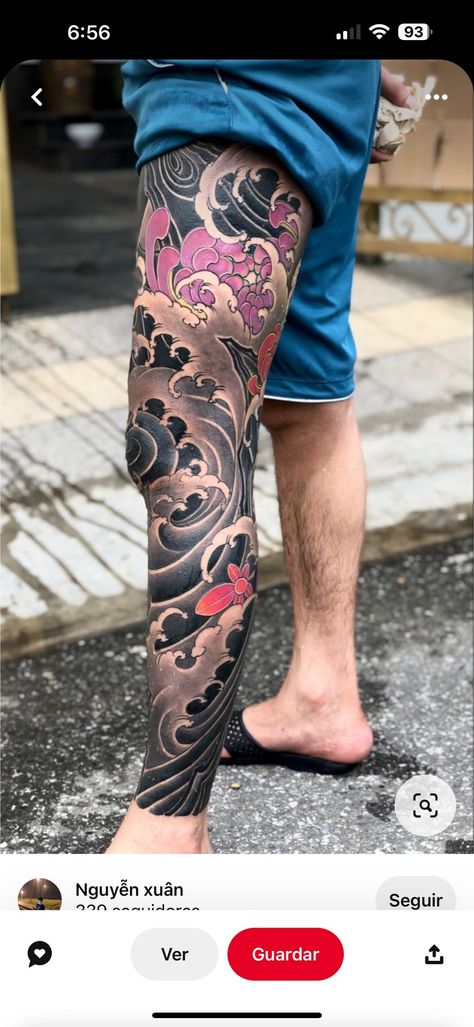 Women Tattoo Sleeve, Thigh Sleeve Tattoo, Tato Irezumi, Japanese Forearm Tattoo, Japanese Leg Tattoo, Tato Dada, Tattoo Japanese Style, Men Back, Japanese Legs