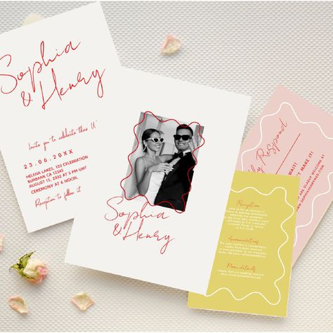 Bright Wedding Invite , Retro Wedding Invitation , Minimal Wedding Invite , Bold Wedding Invitations , Modern Wedding Invitations , Colorful Wedding Shower Invitation Ideas, Engagement Invites, Bold Wedding Invitations, Handwritten Wedding, Bright Wedding Colors, Best Wedding Invitations, Funky Wedding, Retro Wedding Invitations, Colorful Wedding Invitations