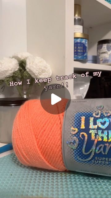 Dollar Tree Yarn Organization, Yarn Organization Ideas Small Spaces, Yarn Stash Organization, Ways To Store Yarn, Crochet Room Organization, Yarn Organization Small Spaces, Knitting Organization Ideas, Yarn Organization Ideas, Yarn Storage Ideas Small Spaces