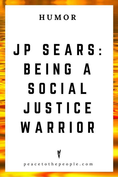 JP Sears • Being a Social Justice Warrior • Comedy • Culture • Hilarious •  LOL • Funny Videos  • Peace to the People Social Justice Warrior, Lol Funny, Quotes Thoughts, Meditation For Beginners, Social Justice, Creative Writing, Feel Good Videos, Writing A Book, Mind Body