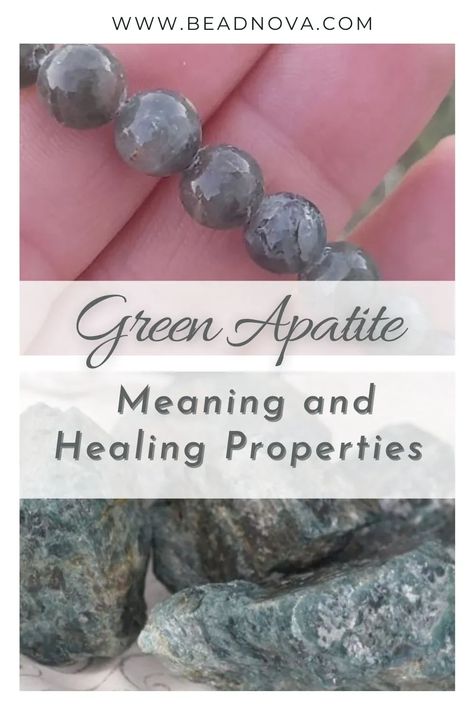 Green apatite is a stone that can relieve stress and help ease emotional trauma. Learn the meaning behind its name, its healing properties, and how it is used in various ways. Green Apatite Crystal Meaning, Apatite Crystal Meaning, Apatite Meaning, Spiritual Awakening Higher Consciousness, Crystals Energy, Spiritual Awakening Quotes, Apatite Crystal, Spiritual Awakening Signs, Green Apatite