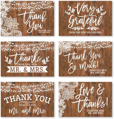 BEST GRATITUDE WEDDING THANK YOU CARDS - Express your heartfelt gratitude using these variable fancy rustic thank-you cards, send them as a personal written card favor for wedding guests from the Mr. and Mrs bride. These exclusive one of a kind simple blank white inside cards are easy to add personal hand written messages to thoughtful friends and family. This link is associated with an amazon affiliate account Sympathy Thank You Cards, Thank You Greeting Cards, Elegant Bridal Shower, Party Stationery, Thank You Greetings, Baby Shower Thank You Cards, Christmas Thank You, Thank You Note Cards, Cards With Envelopes