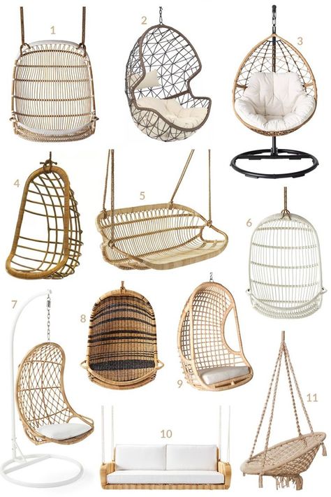 Hanging Chair Indoor, Koti Diy, Hanging Chairs, Hanging Chair Outdoor, Hanging Furniture, Indoor Chairs, Inspire Me Home Decor, 아파트 인테리어, Balcony Decor