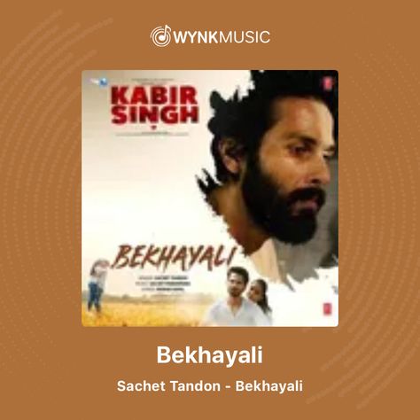 Listen to the song: Bekhayali at https://wynk.in/u/TrUMSEdsP on Wynk Music Wynk Music, Dora Cake, Listen To The Song, The Song, Songs, Cake, Music, Quick Saves