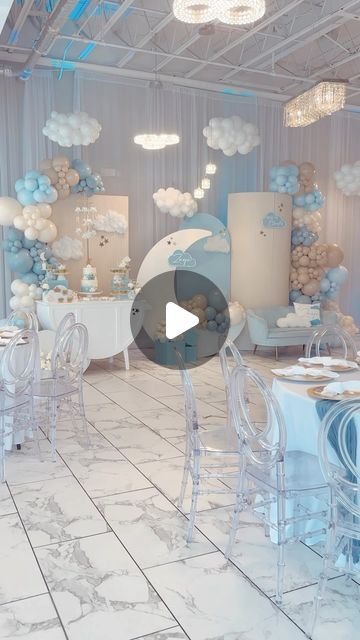 Philly Event Designer + Balloon Stylist on Instagram: "☁️ On Cloud 9! ☁️  The dreamiest baby shower to celebrate Baby Zayn! 🤍 . Thank you and congratulations to my amazing clients, @_abbstar and Xavier! Your confidence means the world to me! I’m so excited for you two!! 🤗  . Design + Balloons: @mekiasexquisite  Cake: @lovelymadecakes  Cookies: @sugarwithatwist  Acrylic signage: @averylittleshop  Rentals: @keiryskreations & @designlabrentals  Venue: @loft17venue  My wooden prop fabricator: @m.caseydesigns" We're On Cloud 9 Baby Shower Theme, A Dream Come True Baby Shower Theme, Cloud Nine Baby Shower Cake, Cloud 9 Baby Shower Cake, Cloud Baby Shower Cookies, Cloud 9 Baby Shower Theme Boy, Cloud 9 Cookies, Cloud Baby Shower Cake, Cloud Centerpiece Baby Shower Ideas