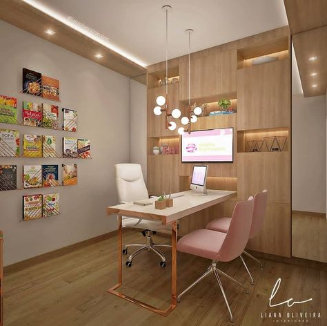 Nutritionist Clinic Interior Design, Nutritionist Office Design, Nutritionist Office Decor Ideas, Nutritionist Office, Doctor Office Design, Office Cabin Design, Plateau Tv, Dentist Office Design, Interior Kantor