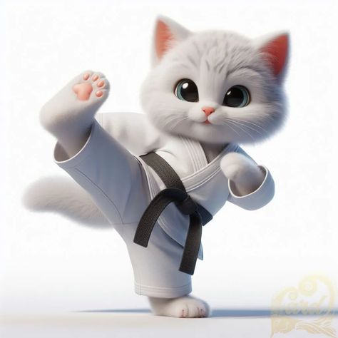 https://card9.com/ai/cute-cat-karate Karate Profile, Shotokan Karate Wallpaper, Karate Cat, Bio Data For Marriage, Shotokan Karate, Bio Data, Art Promotion, Cat Cartoon, Troll Face