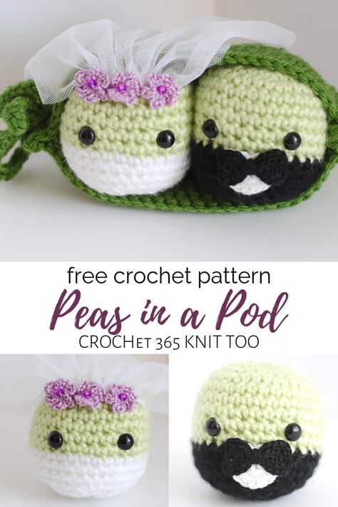 Crochet Peas In A Pod, Crochet Crown Pattern, Crochet Wedding Gift, Wedding Crochet Patterns, Crochet Conversion Chart, Gift For A Bride, Crochet Crown, Amigurumi For Beginners, Stash Buster