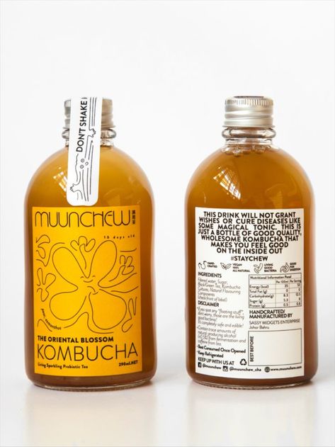 Kombucha Labels, Kombucha Brands, Packaging Box Design, Visuell Identitet, Nourish Your Soul, Drinks Packaging Design, Bottle Design Packaging, Alcohol Packaging, Drinks Brands