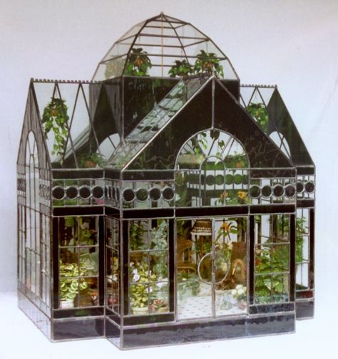 Or should I say, 13 Distractions I Found on the Internet Today? As always, we're here to be your weekly escape from it all, whether that be through armchair travel, whimsical miniatures, or all the stories of strength and beauty from yesteryear and today...    1. These Incredible Miniature Greenhous Miniature Glass House, Diy Wardian Case, Glass Fairy House, Doll House Miniature, Mini Conservatory, Miniature Conservatory, Glass Diorama, House Terrarium, Stained Glass Terrarium