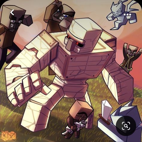 Minecraft Art Fanart, Minecraft Illagers, Minecraft Fanart, Iron Golem, Minecraft Comics, Rumah Minecraft Sederhana, Karakter Minecraft, Minecraft Images, Minecraft Drawings