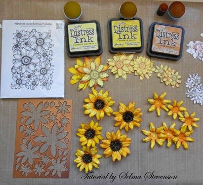 Selma's Stamping Corner and Floral Designs: Heartfelt Creations Classic Sunflower Collection Heartfelt Creations Flowers, Heartfelt Creations Cards, Sunflower Cards, Flowers Paper, Handmade Flowers Paper, Creative Corner, Paper Flower Tutorial, Garden Club, Heartfelt Creations