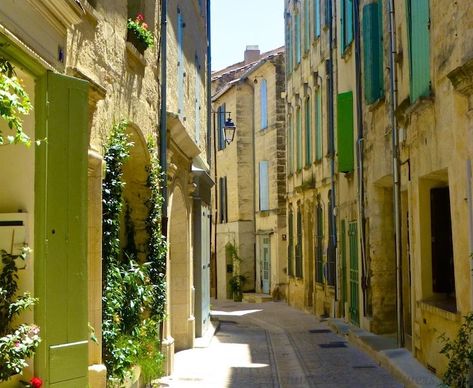 The Shutters of Provence | France Today Uzes France, France Itinerary, Beautiful France, France Trip, Road Trip Routes, Breathtaking Places, Southern France, Languedoc Roussillon, Beaux Villages