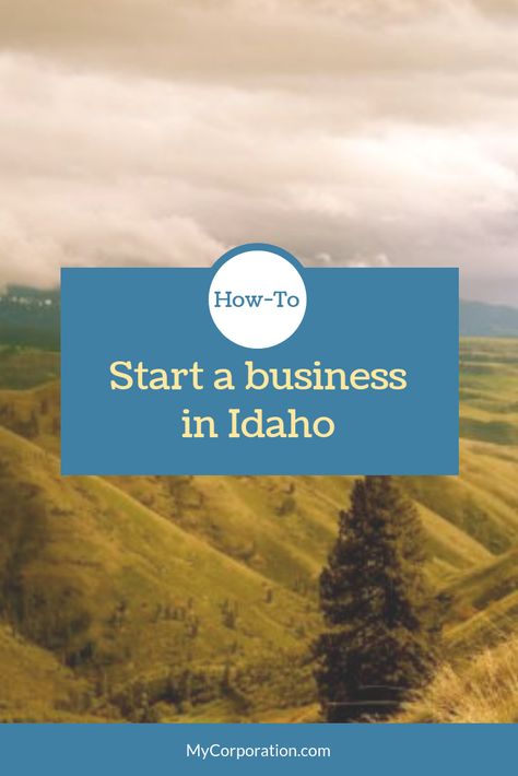 Moving To Idaho, Start A Small Business, To Start A Business, Start A Business, 50 States, Small Business Owner, Business Names, Idaho, Starting A Business