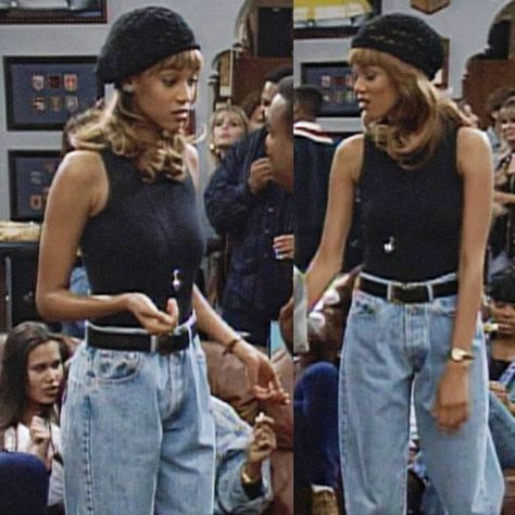 °. on Twitter: "Some Ashley and Tyra style appreciation from fresh prince of bel-air… " Black 90s Fashion, 90’s Outfits, 90s Inspired Outfits, Prince Of Bel Air, 00s Fashion, Outfits 90s, Early 2000s Fashion, 90s Looks, Look Retro