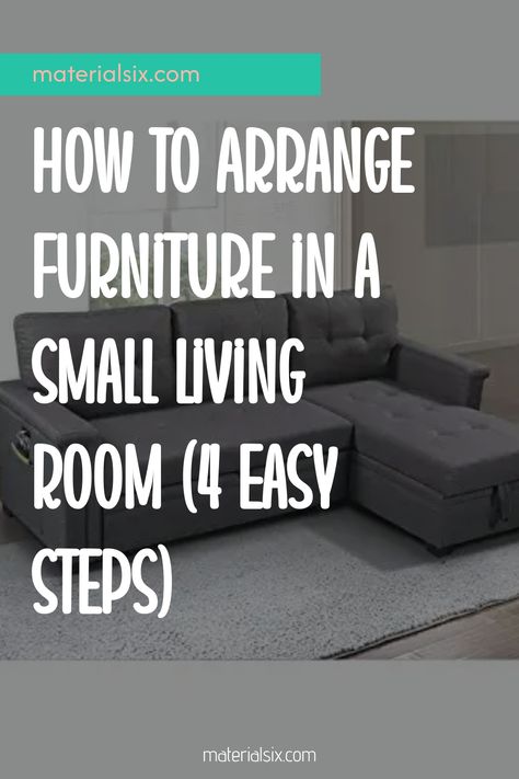 Looking to optimize the space in your small living room? Follow these 4 easy steps on how to arrange furniture effectively. Make the most out of your layout by considering size, scale, traffic flow, and functionality. With some strategic placement and a little creativity, you can create a cozy and functional living space that feels just right. Say goodbye to clutter and welcome a well-organized and stylish room where every piece has its place. Transform your small living room into an inviting re Furniture For Very Small Living Room, Sofa And Loveseat Layout Living Rooms Small Spaces, How To Arrange Small Living Room, How To Place Furniture In Living Room, Furniture For Small Spaces Living Room, Arranging Furniture In Small Living Room, Furniture Placement Small Living Room, How To Arrange Living Room Furniture, Furniture Layout For Living Room