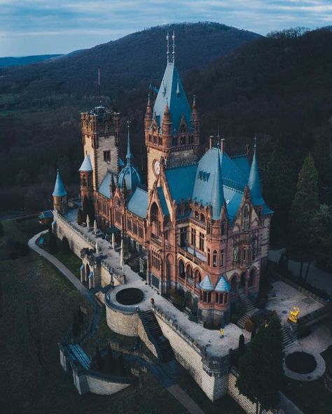 Schloss Drachenburg, Germany 🇩🇪 Drachenburg Castle, Castles And Dragons, Places To Visit In Germany, Wild Book, Heart Of Europe, Living Modern, Beautiful Castles, Medieval Castle, Historical Architecture