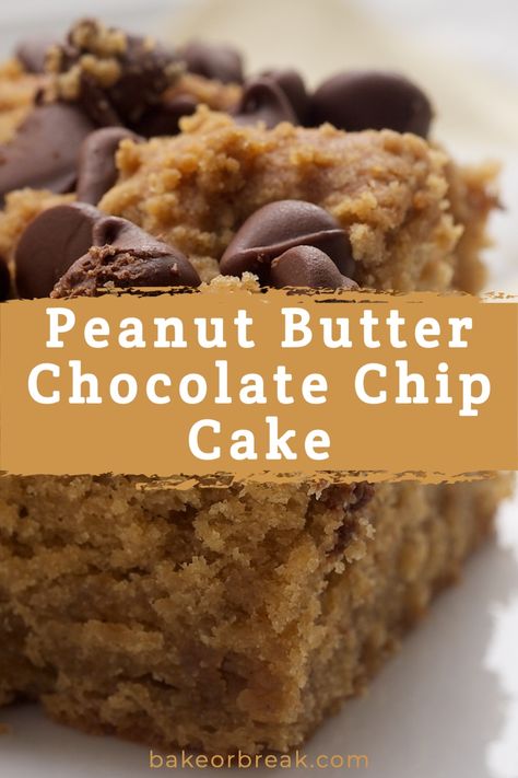 Chocolate Cake And Peanut Butter, Peanut Butter Chocolate Chip Cake, Chocolate Dipped Peanut Butter Balls, Easy Peanut Butter Cake, Peanut Butter Coffee, Snack Cake Recipe, Chocolate Chip Cake Recipe, Chocolate Snack Cake, Peanut Cake