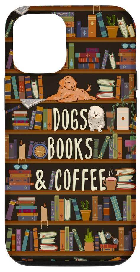 PRICES MAY VARY. Are you a frequent visitor in libraries and bookstores? Then this bookaholic design is for you. This funny gift is perfect for bookworms, passionate readers, book lovers, bibliophile, dog lover, teacher, nerd, pedagogue, librarian, coach. Literacy Rocks! Dogs Books & Coffee Funny Book Lover Bookworm Reading Gift is a must have for any avid reader, book nerd, book coffee lover, book club, bookworm, bibliophile and all literature fan. Perfect gift for your bookish friend or family Gifts For A Reader, Things For Book Lovers, Bff Quiz, Must Read Novels, Middle School Libraries, Book Coffee, Book Marker, Paris Books, Coffee Books