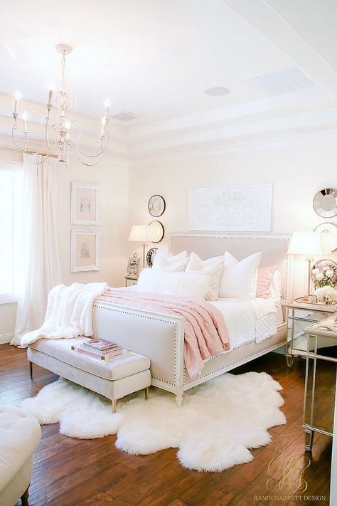 Summer Bedroom, Girl Bedroom Decor, Chic Bedroom, Master Bedrooms Decor, Decor Minimalist, White Bedroom, Room Ideas Bedroom, Dream Rooms, Beautiful Bedrooms