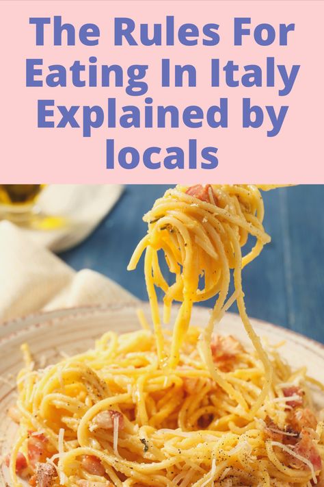 The Rules For Eating In Italy (Finally) Explained by the Locals #italianfood #italy Foods To Try In Italy, Italian Eating Habits, Eating In Italy, Best Restaurants In Italy, Cooking In Italy, Food In Italy, Italy Tips, Italy Coast, Europe Holiday