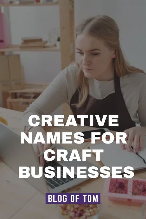 Looking for the perfect name for your craft business? Look no further! We've curated a collection of creative craft business names that will spark your imagination and help you find the ideal name for your venture. Say goodbye to confusion and hello to inspiration with our handpicked list of unique and catchy names. Get ready to take your craft business to new heights with a name that truly reflects your creativity and passion. Explore our suggestions now! Craft Names For Business Ideas, Creative Business Names List, Craft Business Names, Starting A Craft Business, Cute Business Names, Name Maker, Unique Business Names, Shop Name Ideas, Startup Branding