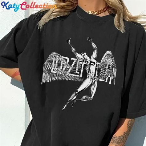 Led Zepplin Tshirt, The 1975 Shirt, Led Zeppelin T Shirt, Oversized Tees, Led Zeppelin, Oversized Tee, Zeppelin, Jean Jacket, Unisex Hoodies