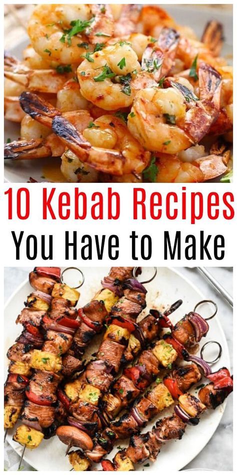 Grilled Hot Dogs, Easy Bbq Recipes, Grilled Kabob Recipes, Fruit Kebabs, Grilling Kabobs, Kebab Recipe, Grilled Salmon Recipes, Shish Kabobs, Doner Kebab