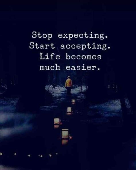 Stop expecting.. Life becomes easier ♥ #qoutes #foodforthought #lessonlearned #lessonoflife #lifelessons #wisdom #wisdomquote #qoutelove #quoteslover #quotestoliveby #qoutesandsayings #qoutesoftheday #quotesaboutlife #quote Qoutes About Expectations, Exceptation Quotes, Stop Expecting Quotes, Thank You For Birthday Wishes, Expectation Quotes, Stop Expecting, Positive Quotes Motivation, Special Quotes, Very Inspirational Quotes