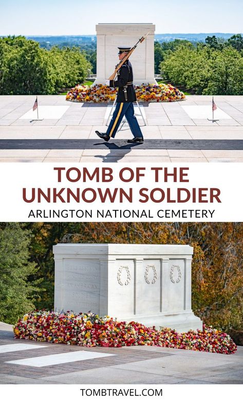 Places To Visit In Virginia, Tomb Of The Unknown Soldier, Military Cemetery, Unknown Soldier, Virginia Travel, Arlington National Cemetery, Washington Dc Travel, Dc Travel, National Cemetery