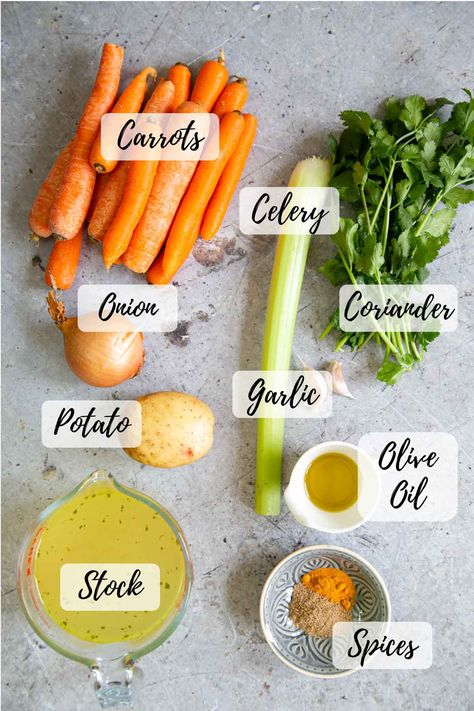 Carrot Cilantro Soup, Carrot And Coriander Soup Maker, Coriander Soup Recipes, Carrot Coriander Soup Recipe, Carrot Coriander Soup, Carrot And Coriander Soup Recipe, Carrot Soup Recipes Healthy, Corriander Recipes, Cleanse Meals