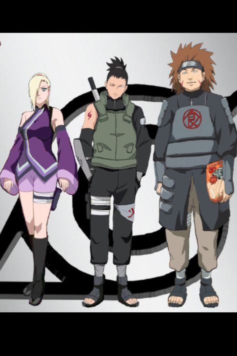 Ino-shika-cho Team 10 Naruto, Boruto Characters, Naruto Oc Characters, Naruto Teams, Karakter Disney, Naruto Oc, Team 7, Naruto Wallpaper, Naruto Art