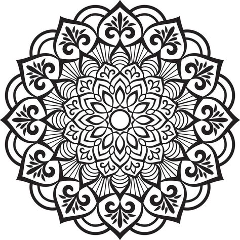 Decorative Mandala design line art, traditional Diwali Rangoli art for PowerPoint presentation. Mandala Art Rangoli Design, Mandala Art Rangoli, Mandala Rangoli Designs, Diwali Mandala Art, Rangoli Drawing, Diwali Vector, Flower Vector Art, Rangoli Art, Art Traditional