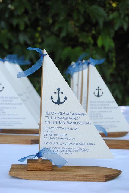 Small Sailboats, Nautical Birthday, Nautical Party, Diy Event, Nautical Baby Shower, Boat Party, Nautical Baby, Creative Event, Nautical Wedding