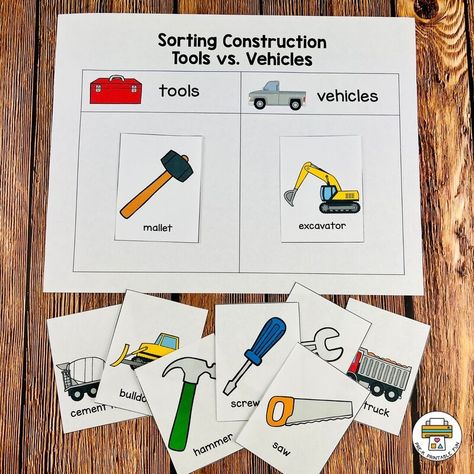 Preschool Construction and Building Theme - Pre-K Printable Fun Building And Construction Activities Preschool, Buildings Preschool Theme, Building Unit Creative Curriculum, Construction Worker Activities Preschool, Construction Unit Preschool, Building Study Creative Curriculum, Building Activities Preschool, Construction Crafts Preschool, Creative Curriculum Building Study