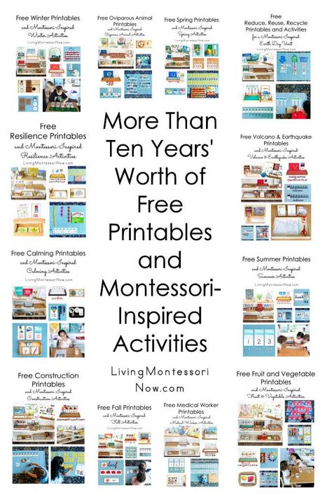 PreK + K Sharing Archives - Living Montessori Now Montessori Printables Free, Montessori Lesson Plans, Montessori Activities Preschool, Montessori Geography, Montessori Printables, Montessori Parenting, Montessori Lessons, Montessori Playroom, Montessori Art