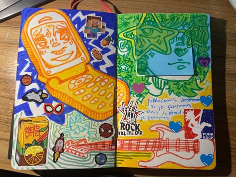 Sketchbook art Croquis, Sketchbook Planning Page, One Color Sketchbook Page, Sketchbook Page Filler Ideas, Sketchbook Ideas For Art Block, Bulky Sketchbook Ideas, Sketch Doodle Ideas, Themed Sketchbook Pages, Graffiti Art Sketchbook