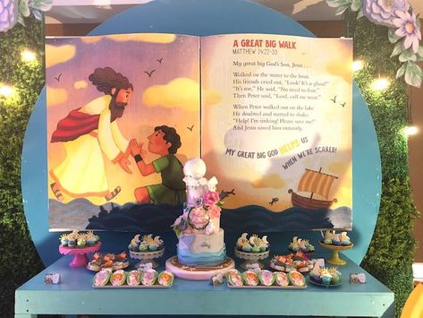 Julia’s “My Great Big God” Inspired Party – 1st Birthday | Party Doll Manila Christian Birthday Theme, Christian Themed Birthday Party, Jesus Themed Birthday Party, Jesus Birthday Party Ideas, Jesus Birthday Party, Halo Party, Christian Birthday, 2nd Birthday Party Ideas, Birthday Plans