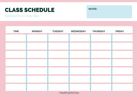 Free printable blank class schedule template. Ideal for students who want structure. Handy but also very cute. Template For Schedule School, Cute School Timetable Printable, Schedule School Templates, Timetable Template Aesthetic Printable, Class Schedule Template Class Schedule Template Aesthetic, Time Table Aesthetic, Study Timetable Template Free Printables, Cute Schedule Templates, School Timetable Template Aesthetic