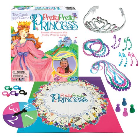 Pretty Pretty Princess Game, Pretty Pretty Princess, Game Jewelry, Princess Games, Nostalgia Aesthetic, Princess Toys, Child Smile, Pretty Princess, Rainy Day Activities