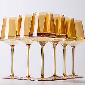 Square wine glasses